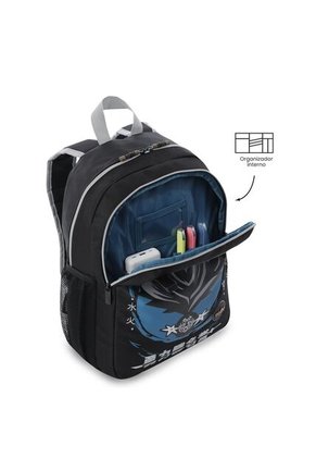 Morral Para Niño Hanzo Mediano Negro