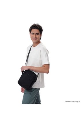 Bolso Para Hombre Porta Tableta 10" Drill Negro