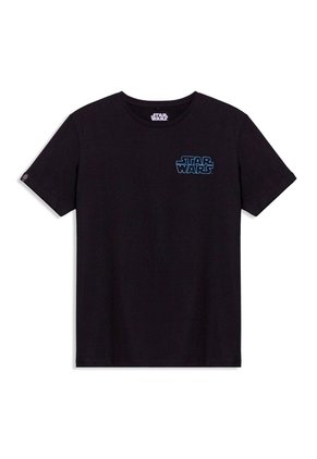 Camiseta Estampada Para Hombre Star Wars Dark Side Negra