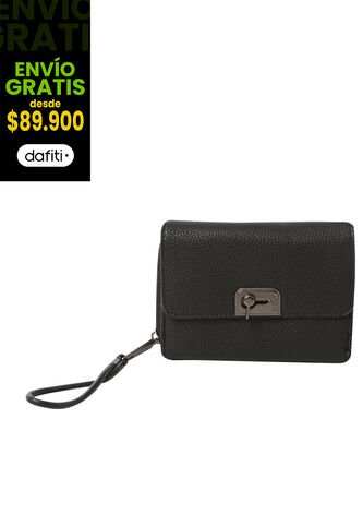 Billetera Smooth Cri Con RFID Blocker Negra Totto