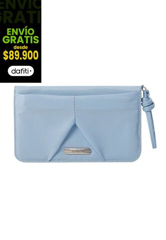 Billetera Talic Con RFID Blocker Azul Totto