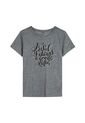 Camiseta Para Mujer Thinky Gris de Totto