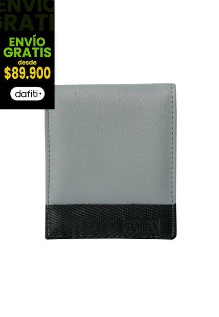 Billetera Vlidetto Con RFID Blocker Gris