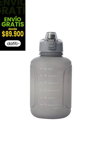 Botilito De Agua Motivación 1500 Ml Gris Totto