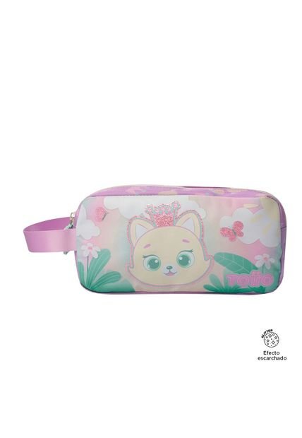 Cartuchera Escolar Para Niña Queen Cat Rosada