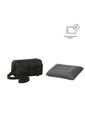 Kit X 2 Bolso Para Hombre + Almohada Urban Bird Negro de Totto