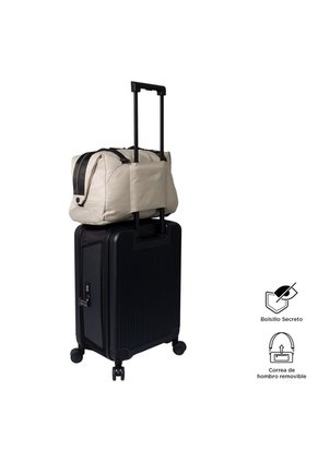 Tula De Viaje Weekender Mediana Color Beige