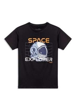 Camiseta Para Niño Proyecty Color Negra