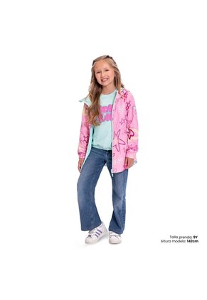 Chaqueta Para Niña Meambar Ligera Color Rosada