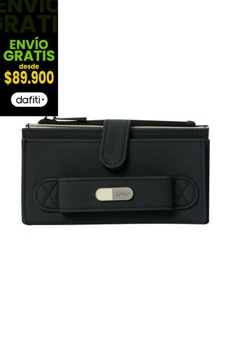 Billetera Dull L Con RFID Blocker Negra Totto