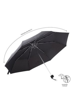 Sombrilla Mediana Sombri Con Filtro UV Negra
