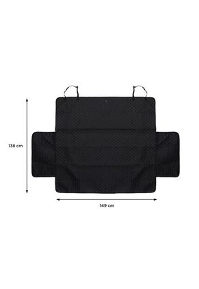 Protector De Carro Para Mascotas De Baul Trunk Negro