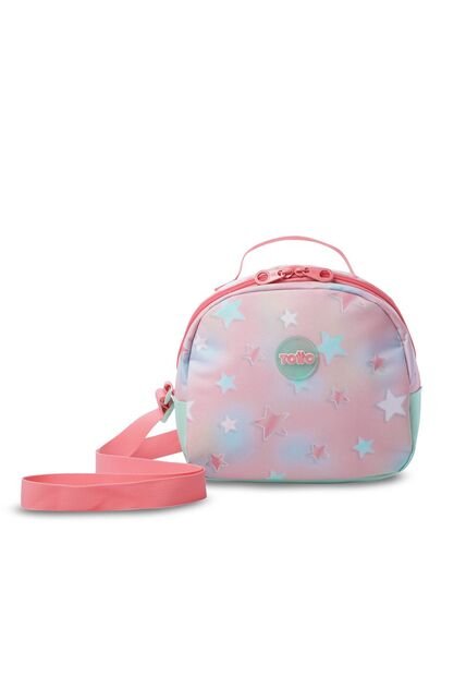 Lonchera Térmica Para Niña Rainbow Star Mediano Rosada