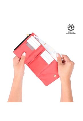 Billetera Para Mujer Nestta Pequeña Negra