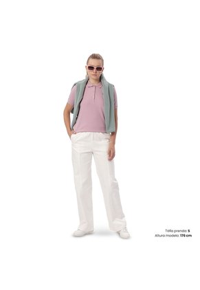 Camisa Polo Para Mujer Chechi Rosada