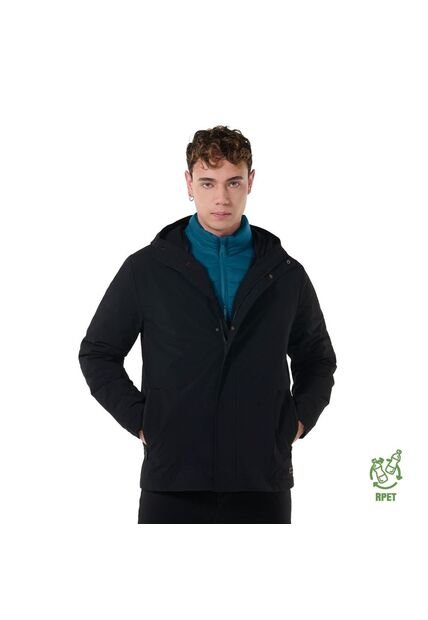 Chaqueta Acolchada Para Hombre Maubois 3 En 1 Negra