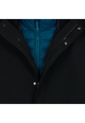 Chaqueta Acolchada Para Hombre Maubois 3 En 1 Negra