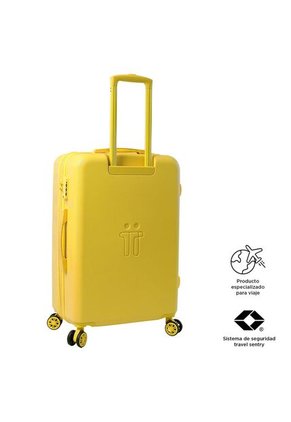 Maleta Viaje Mediana 360 Bazy Plus M Amarilla