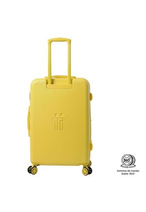 Maleta Viaje Mediana 360 Bazy Plus M Amarilla
