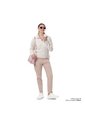 Buzo Con Cremallera Para Mujer Shorel Pullover Blanco Hueso de Totto