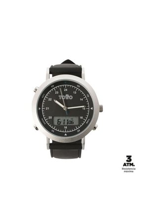 Reloj Análogo Digital Field Color Negro