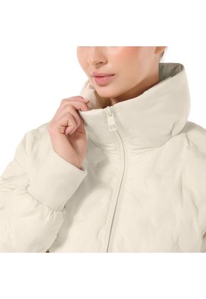 Chaqueta Acolchada Para Mujer Bab Blanco Hueso