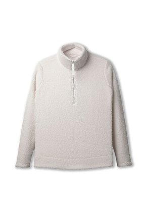 Buzo Con Cremallera Para Mujer Shorel Pullover Blanco Hueso