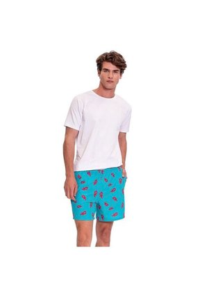 Pantaloneta Estampada Para Hombre Lown Verde