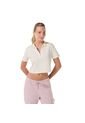Camisa Polo Saba Para Mujer Blanca de Totto