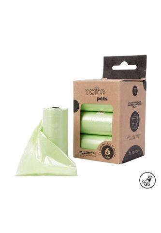 Bolsa Para Mascota Poopbag Lampy Verde Totto