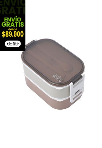 Portacomidas Magu Café/Gris Totto