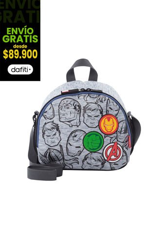 Lonchera Con Aislamiento Térmico Super Avengers Gris Totto