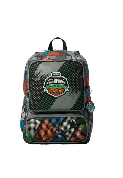 Morral Para Niño Multisport Mediano Gris