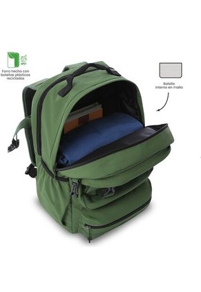Morral Universitario Porta PC 15.4" Spa Verde Hombre