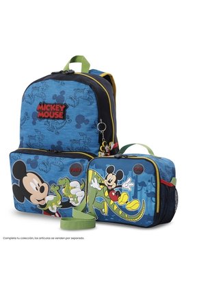 Lonchera Térmica Para Niño Mickey Grande Azul