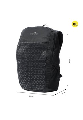 Morral Para Moto Movit Porta PC 16” Negro Con Luces Led