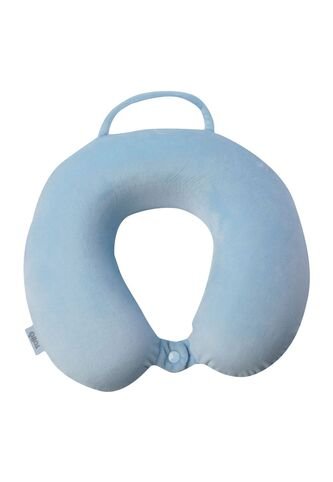 Almohada De Viaje Memory Foam Jet Pillow Azul Totto