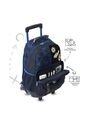 Morral Con Ruedas Escolar Real Madrid Grande Azul de Totto