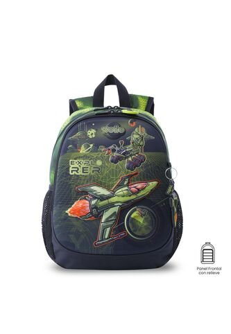 Morral Para Niño Explorer Ship Pequeño Verde Totto