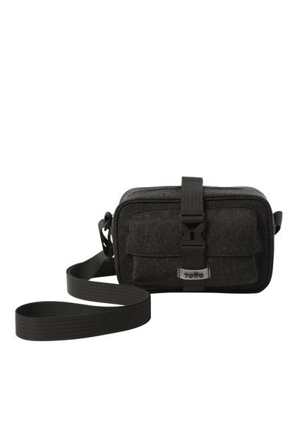 Bolso Para Hombre Knit Crossbody Negro