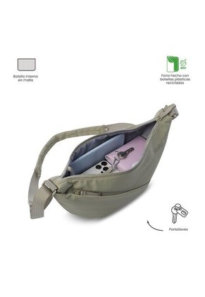 Bolso Para Mujer Suzuka Tipo Crossbody Pequeño Beige