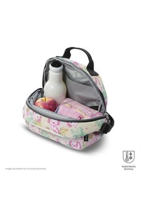 Lonchera Térmica Para Mujer Borrador Mediano Blanca