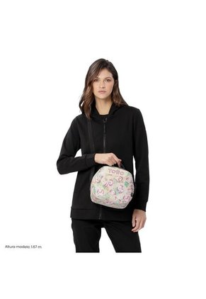 Lonchera Térmica Para Mujer Borrador Mediano Blanca