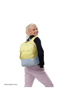 Morral Universitario Porta PC 16" Toluca 2.0 Amarillo/Azul Mujer