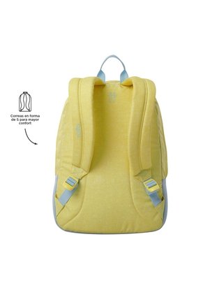 Morral Universitario Porta PC 16" Toluca 2.0 Amarillo/Azul Mujer