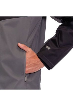Chaqueta Impermeable Para Hombre Seal Negra