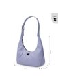 Bolso Para Mujer Smooth Tipo Crossbody Pequeño Morado de Totto