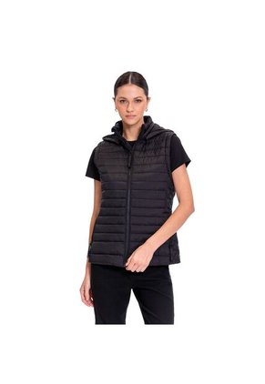 Chaqueta Acolchada Para Mujer Chalina 2 En 1 Negra
