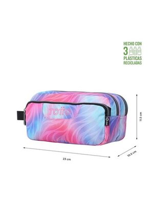 Combo Escolar Morral Tempera Y Cartuchera Agapec Con Glitter