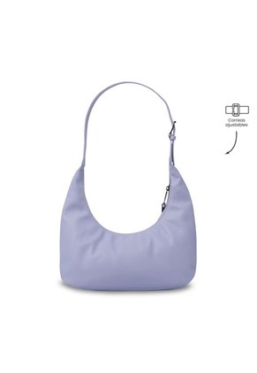 Bolso Para Mujer Smooth Tipo Crossbody Pequeño Morado